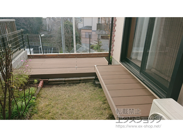 神奈川県横浜市ののウッドデッキ リウッドデッキ 200 施工例