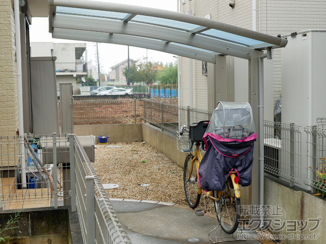 東京都立川市ののサイクルポート・駐輪場 レイナポートグランミニ 積雪〜20cm対応 施工例