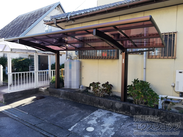 岐阜県美濃加茂市ののサイクルポート・駐輪場 レイナポートグランミニ 積雪〜20cm対応 施工例