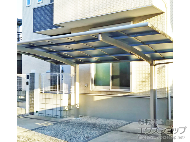 福岡県福岡市ののカーポート プレシオスポート 積雪〜20cm対応 施工例