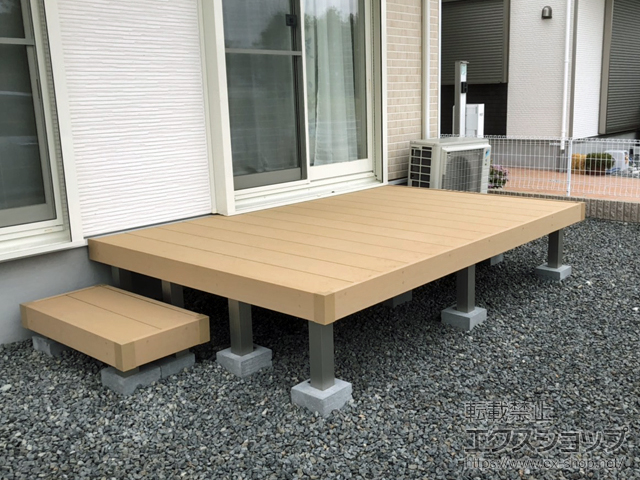 京都府木津川市ののウッドデッキ リウッドデッキ 200 施工例