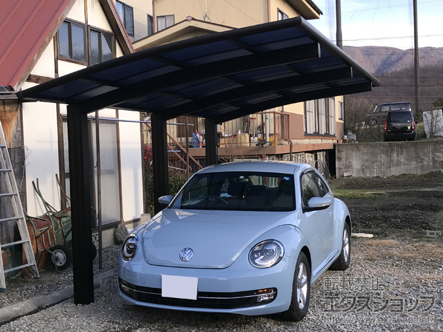 長野県松本市ののカーポート レイナポートグラン50 積雪〜50cm対応 施工例