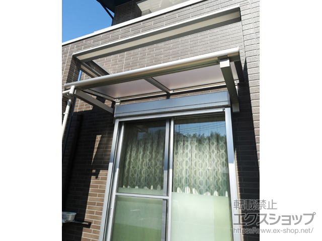 大阪府枚方市ののテラス屋根 ヴェクターテラス F型 ルーフタイプ 単体積雪〜20cm対応 施工例