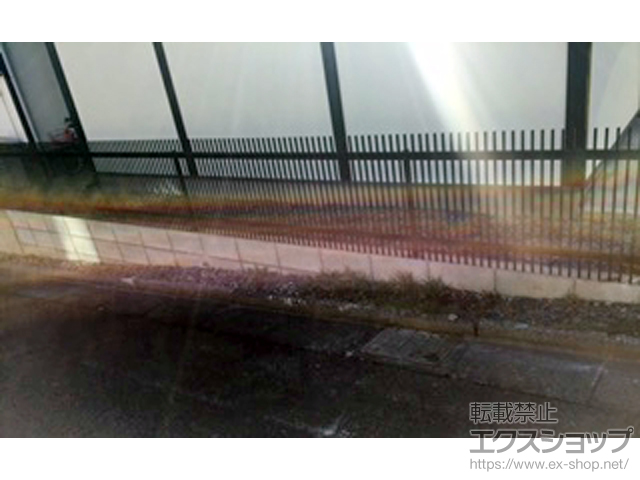 東京都国分寺市ののフェンス・柵 クレディフェンス 9型*自由支柱仕様 施工例