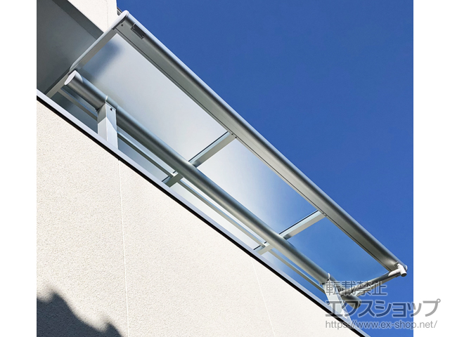 埼玉県川口市ののバルコニー・ベランダ屋根 ヴェクターテラス F型 屋根タイプ 単体 積雪〜20cm対応 施工例