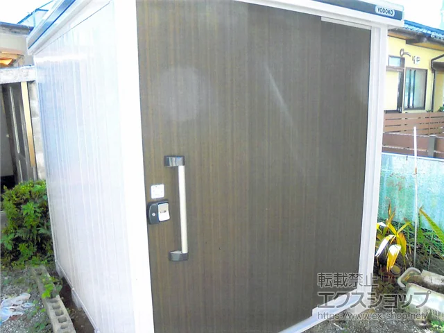 熊本県熊本市のヨドコウの物置・収納・屋外倉庫 エルモ 一般型 1870×2220×2117（LMD-1822） LMD-1822-DW 施工例