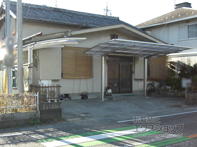 滋賀県近江八幡市ののカーポート レイナポートグラン　積雪〜20cm対応 施工例