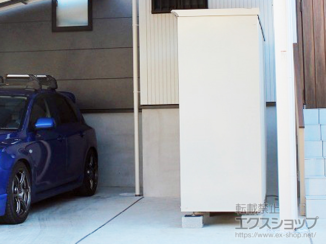 埼玉県朝霞市のの物置・屋外倉庫 グランプレステージジャンプ 2247×750×1900 GP-227A-F-GS 施工例