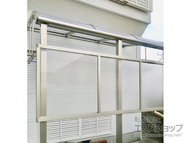 和歌山県和歌山市ののテラス屋根 ヴェクターテラス R型 テラスタイプ 単体 積雪〜20cm対応 施工例