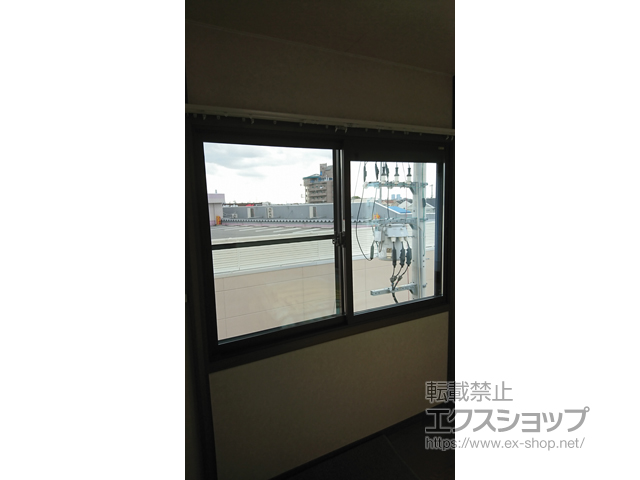 大阪府東大阪市のの二重窓（内窓） インプラス ダストバリア仕様 引違い窓 2枚建 施工例