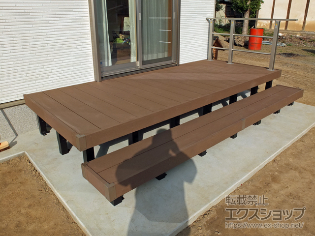 埼玉県行田市ののウッドデッキ リウッドデッキ 200 施工例