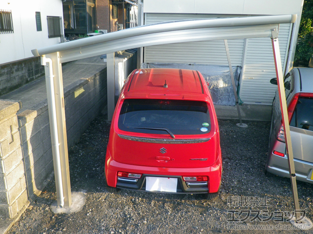 鹿児島県霧島市ののカーポート レイナポートグラン　積雪〜20cm対応 施工例