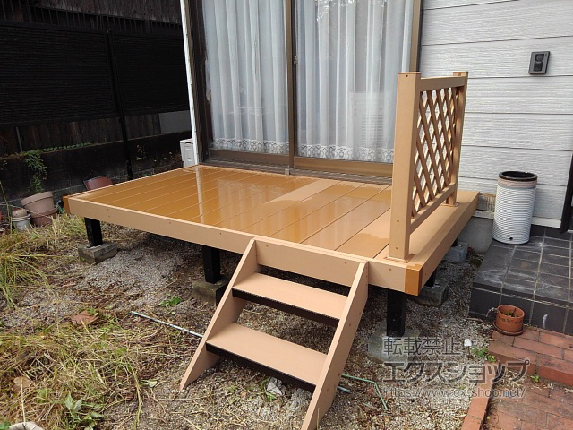 福岡県大野城市ののウッドデッキ マージウッドデッキ 施工例