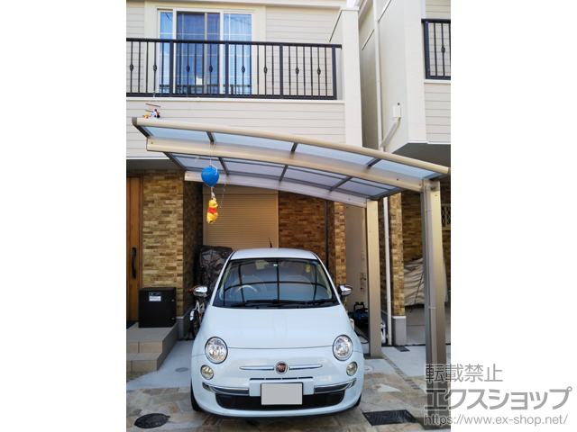 大阪府池田市ののカーポート プレシオスポート 積雪〜20cm対応 施工例