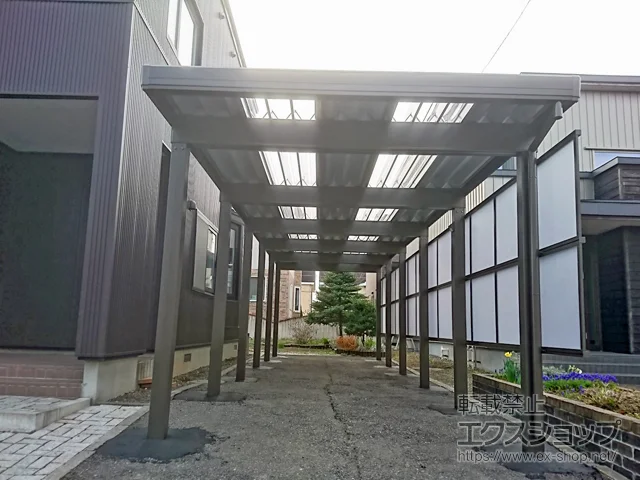 �k�C����Ύs��LIXIL ���N�V���i�g�X�e���j�̃J�[�|�[�g �e���I�X�|�[�gIII 4500 2��p �c�A�� �p��12�{�� �ϐ�`150cm�Ή� �{�H��