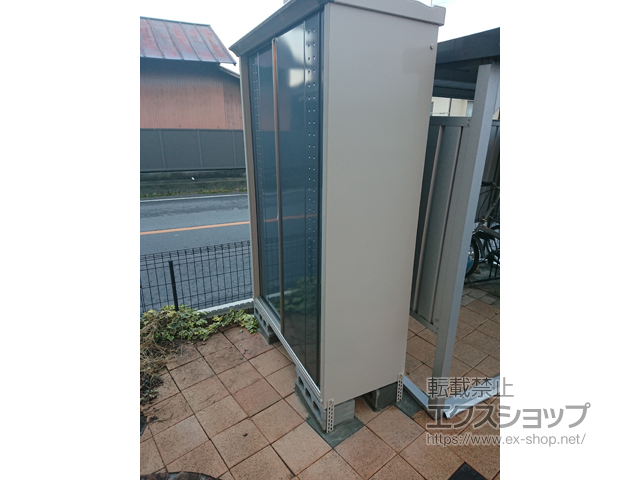 埼玉県比企郡吉見町のの物置・屋外倉庫 グランプレステージジャンプ 1304×530×1900（GP-135A-F） GP-135A-F-JG 施工例