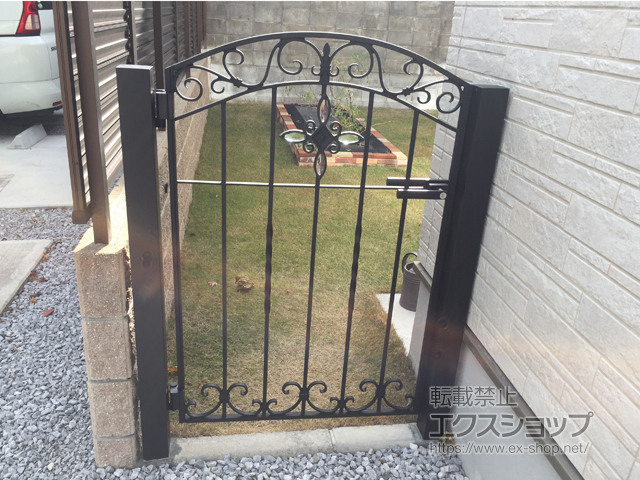 大分県大分市のの門扉 ラフィーネ門扉4型 片開き 施工例