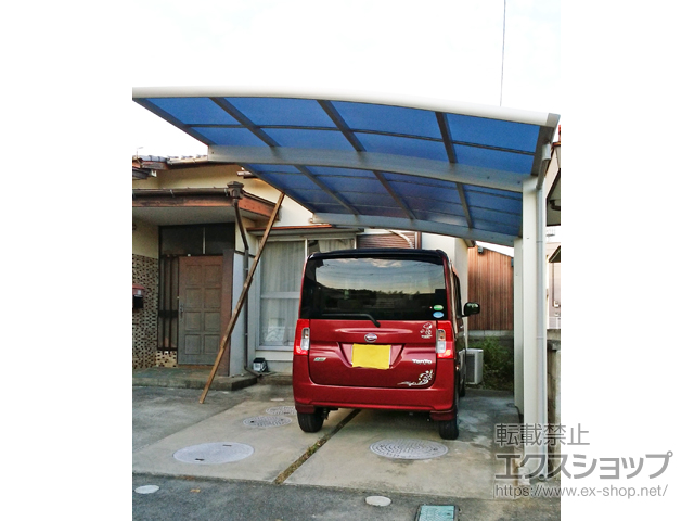 熊本県玉名市ののカーポート レイナポートグラン　積雪〜20cm対応 施工例