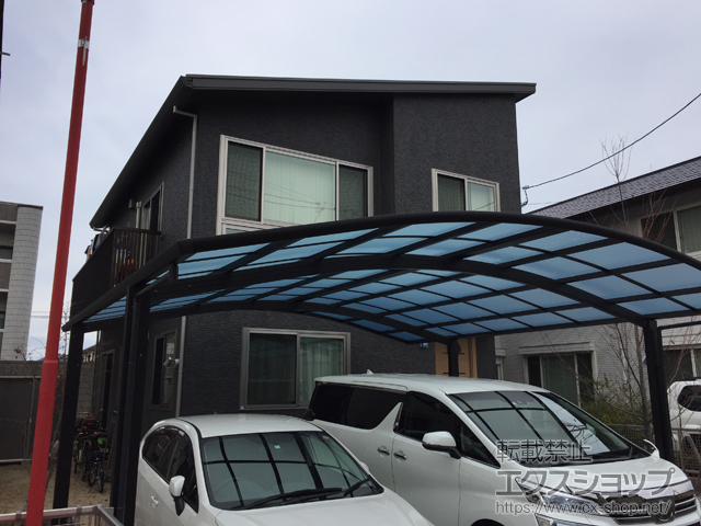 滋賀県草津市ののカーポート レイナツインポートグラン　積雪〜20cm対応 施工例
