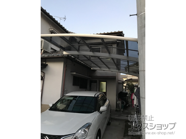 滋賀県近江八幡市ののカーポート レイナポートグラン　積雪〜20cm対応 施工例