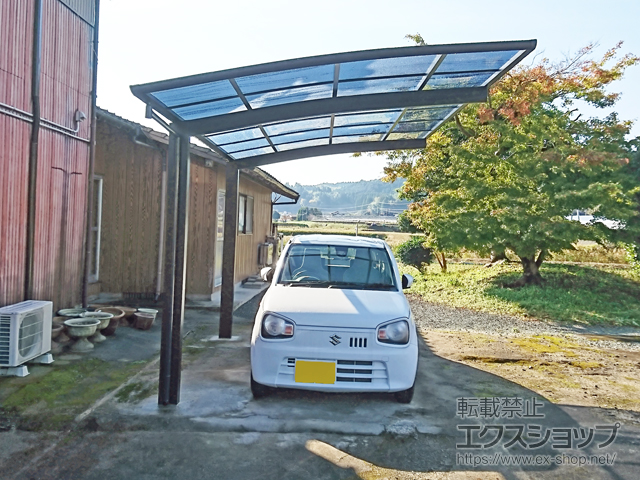 熊本県玉名郡和水町ののカーポート プレシオスポート 積雪〜20cm対応 施工例