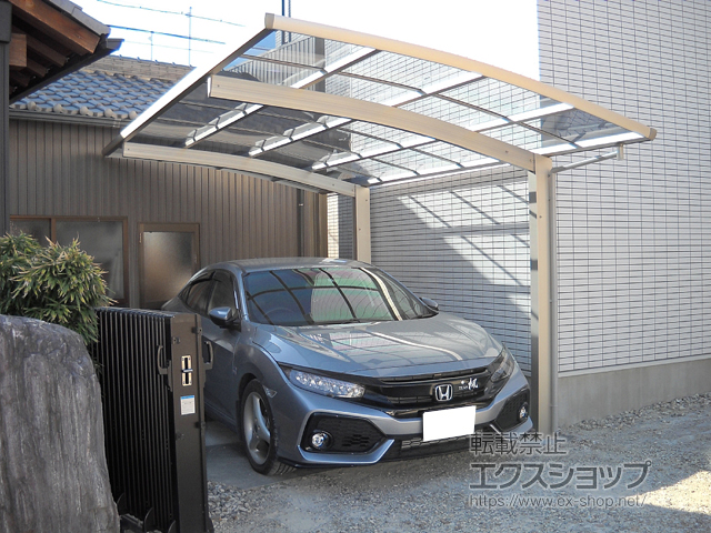 愛知県西春日井郡豊山町ののカーポート レイナポートグラン　積雪〜20cm対応 施工例