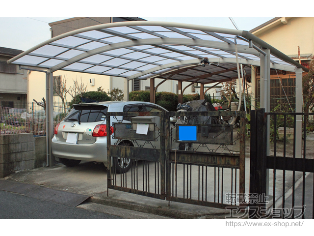 奈良県奈良市ののカーポート レイナツインポートグラン　積雪〜20cm対応 施工例