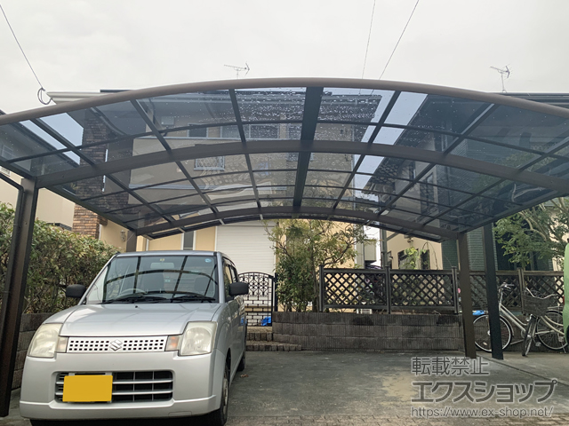 福岡県大野城市ののカーポート レイナツインポートグラン　積雪〜20cm対応 施工例