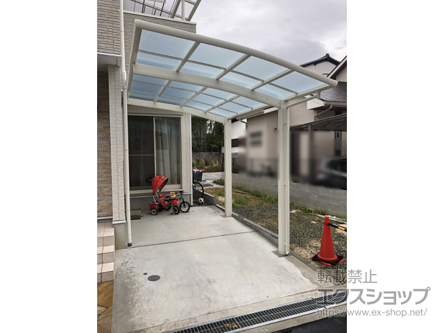 大阪府豊中市ののカーポート レイナポートグラン　積雪〜20cm対応 施工例