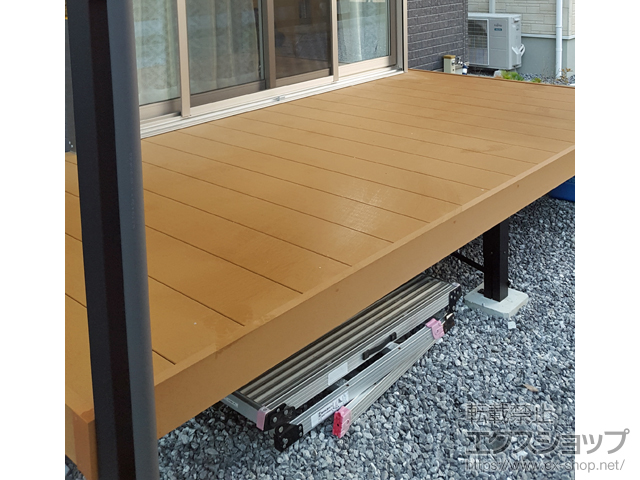 宮崎県児湯郡高鍋町ののウッドデッキ リウッドデッキ 200 施工例