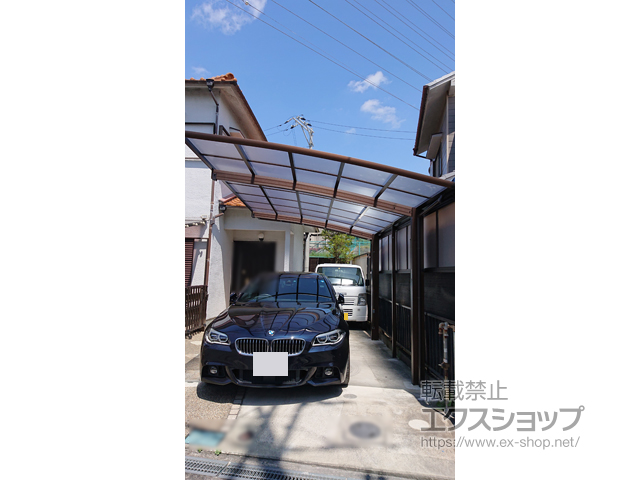 大阪府泉南郡熊取町ののカーポート レイナポートグラン　積雪〜20cm対応 施工例