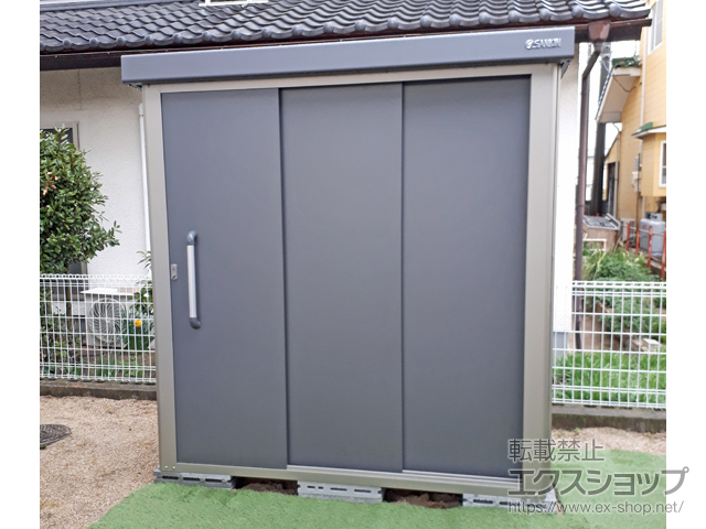 岡山県倉敷市のの物置・屋外倉庫 エスケーエイト SK8-70 一般型 1800×1200×1940 SK8-70-GK 施工例