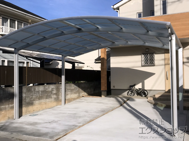 茨城県土浦市ののカーポート レイナツインポートグラン　積雪〜20cm対応 施工例