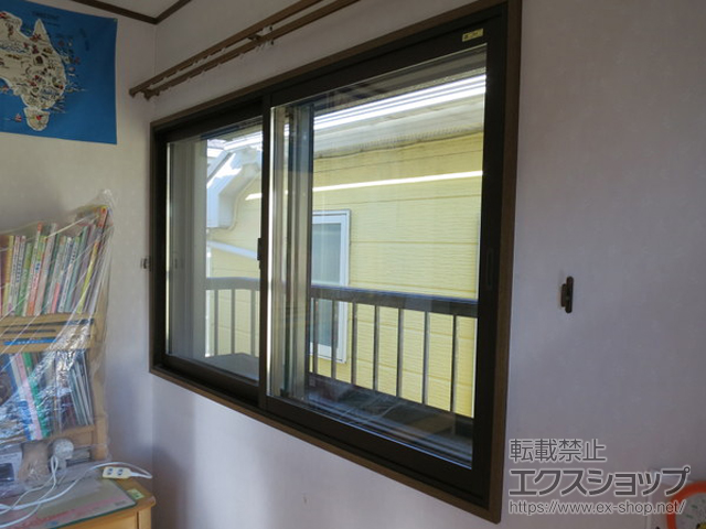 神奈川県茅ヶ崎市のの二重窓（内窓） インプラス ダストバリア仕様 引違い窓 2枚建 施工例