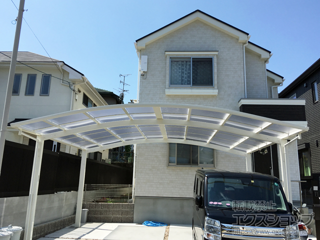 大阪府堺市ののカーポート レイナツインポートグラン　積雪〜20cm対応 施工例