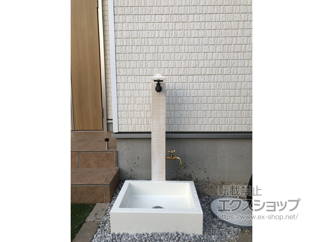 埼玉県さいたま市のの立水栓・ガーデンシンク 立水栓ユニット モ・エットL シンプルパンセット 施工例