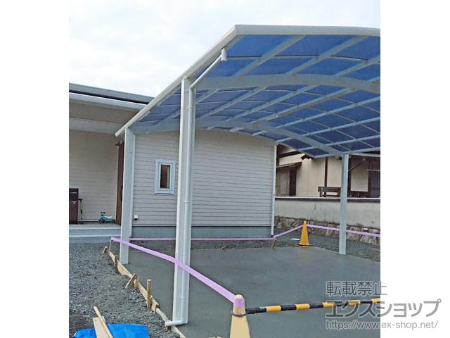 岡山県苫田郡鏡野町ののカーポート レイナツインポートグラン　積雪〜20cm対応 施工例