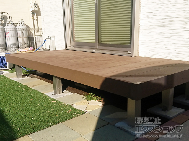 東京都青梅市ののウッドデッキ リウッドデッキ 200 施工例