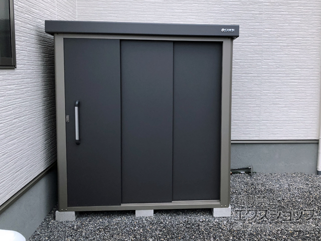 滋賀県東近江市のの物置・屋外倉庫 エスケーエイト SK8-70 一般型 1800×1200×1940 SK8-70-GK 施工例