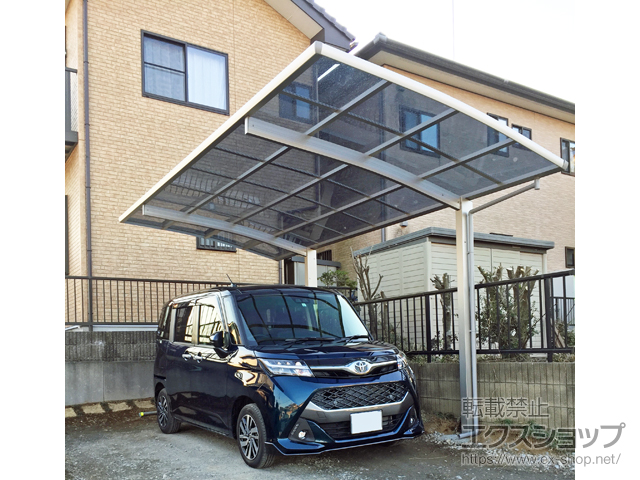 茨城県鉾田市ののカーポート レイナポートグラン　積雪〜20cm対応 施工例