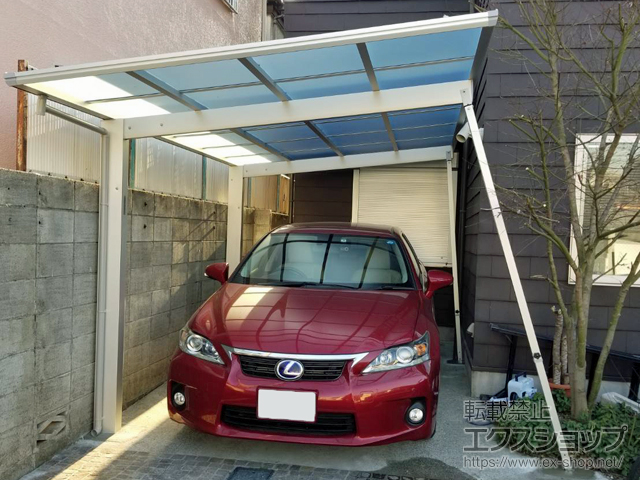 東京都世田谷区ののカーポート エフルージュグラン 積雪〜30cm対応 /オプション併用時に限る 施工例