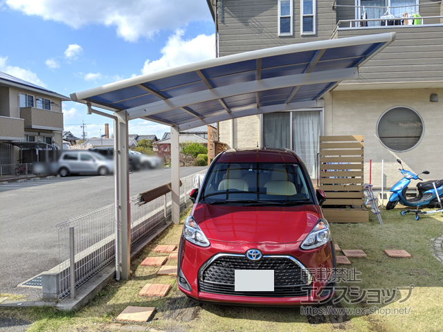 奈良県北葛城郡広陵町ののカーポート レイナポートグラン　積雪〜20cm対応 施工例