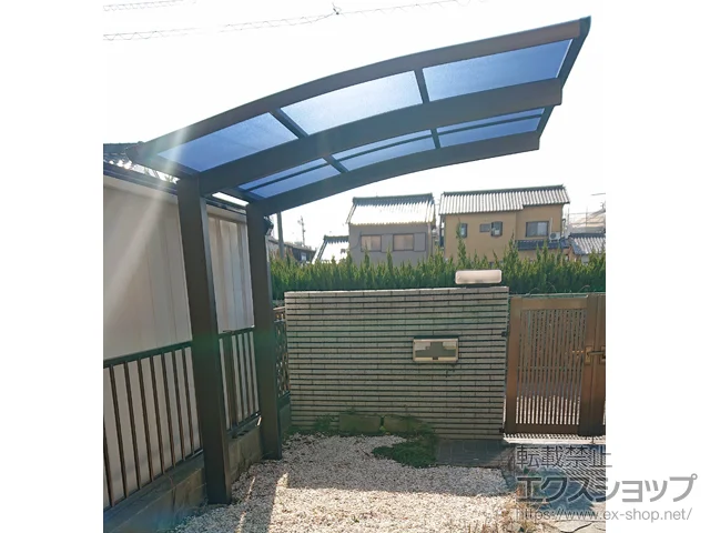 愛知県西尾市のValue Selectのサイクルポート・自転車置き場 プレシオスポート ミニ 積雪〜20cm対応 施工例