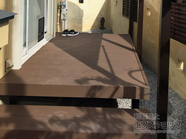 滋賀県彦根市ののウッドデッキ リウッドデッキ 200 施工例