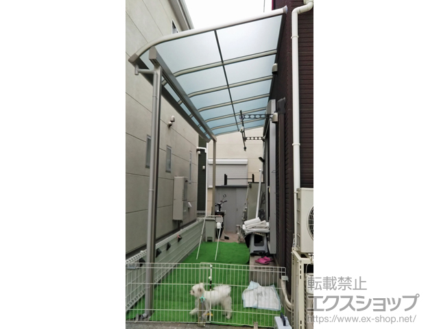 埼玉県八潮市ののテラス屋根 ヴェクターテラス R型 テラスタイプ 単体 積雪〜20cm対応 施工例