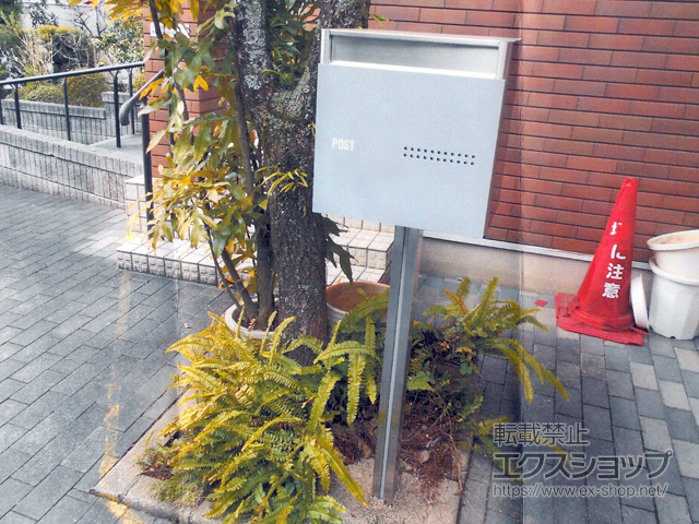 福岡県筑紫野市のの機能門柱・ポスト クティ 2B 施工例