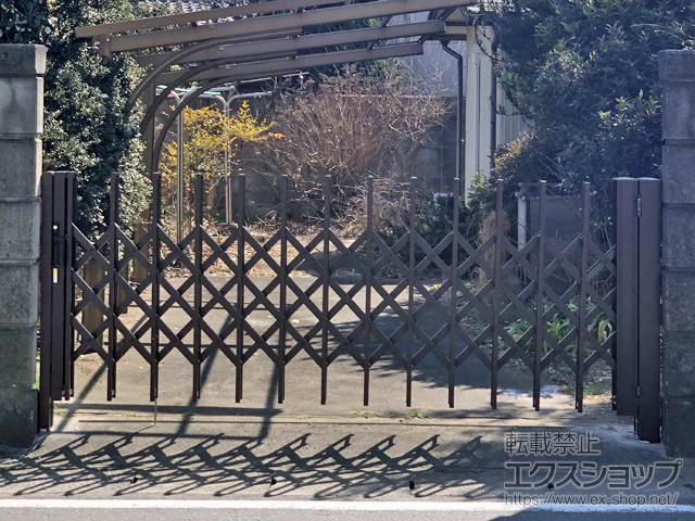 千葉県野田市ののカーゲート トリップゲート NC型 ノンキャスター 片開き　30S 施工例