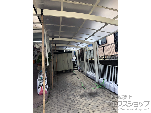 千葉県印西市ののカーポート レイナポートグラン 縦連棟　積雪〜20cm対応 施工例