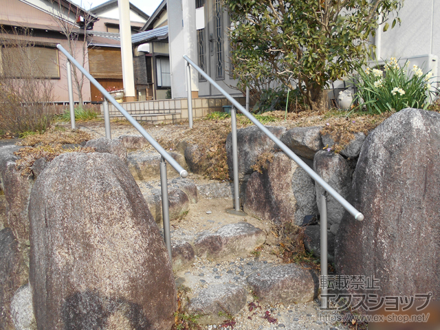 三重県いなべ市のの手すり パルトナーUDフェンス1型(手すり) 笠木のみタイプ 施工例