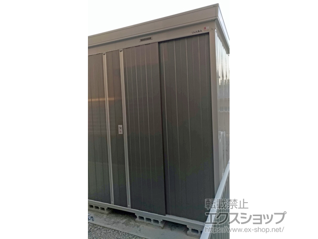 静岡県袋井市のの物置・屋外倉庫 ネクスタ 一般型 2630×1370×2375（NXN-36H） NXN-36H-PG 施工例